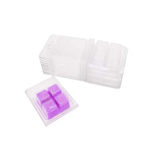 Customized Rectangle  Plastic Tray Clear Wax Tart Clamshell